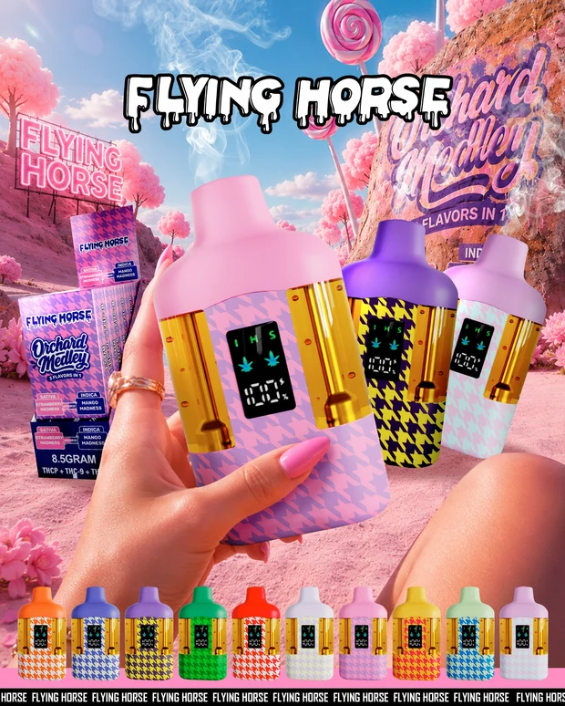 Flying horse cart