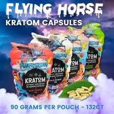 Flying Horse 132ct Kratom Capsules