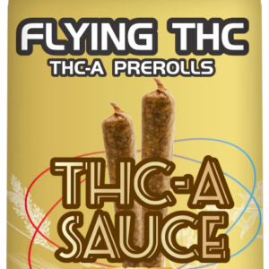 FLYING THC THCA SAUCE PREROLL 10CT/JAR